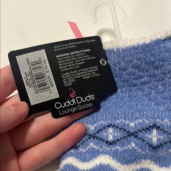 Blue Patterned Socks - Picture 2 of 3